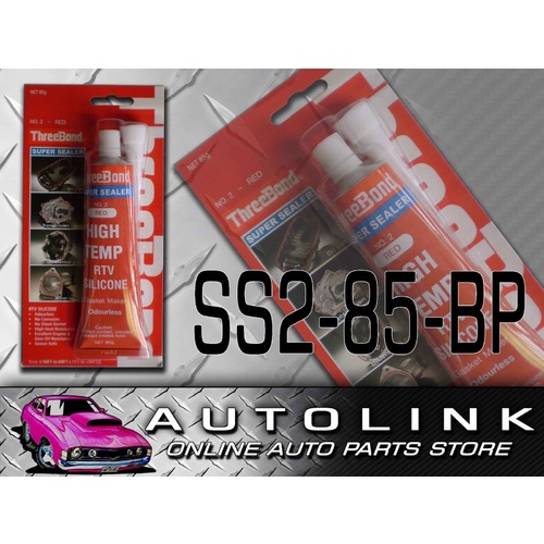 Threebond SS2-85-BP Super Sealer RTV Silicone Sealant Number 2 Red 85gm