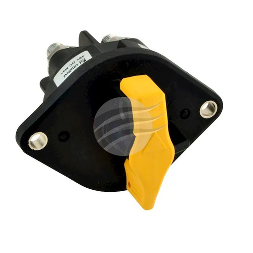 Cole Hersee SW8801Y On Off 2 Position Yellow Battery Master Switch 12-48V 2,250 AMP
