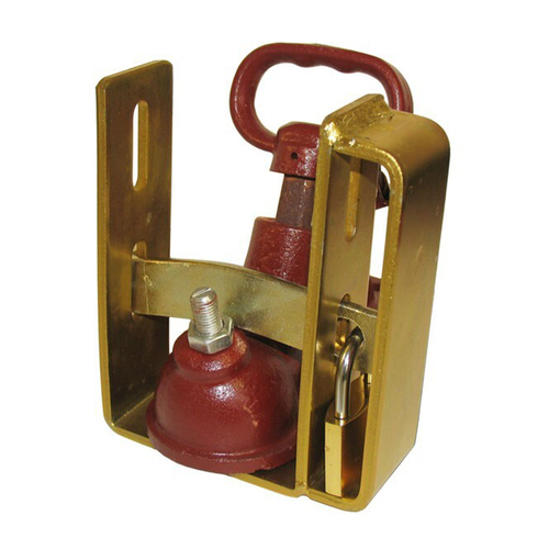 Anti-Theft Trailer Caravan Coupling Lock Works 2 Ways Attached Unattached 3 Keys