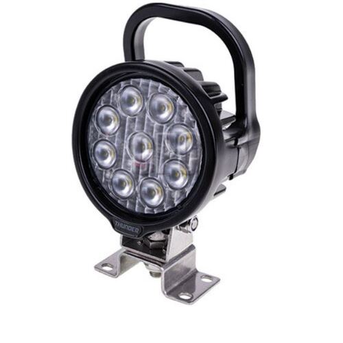 THUNDER TDR08203HS MULTI VOLT 9 LED ROUND WORK LIGHT WITH HAMDLE - ALLOY BODY