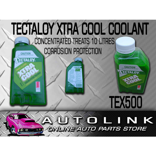 Tectaloy TEX500 Xtra Cool Concentrate Coolant 500ml Treats 10 Litres of Water