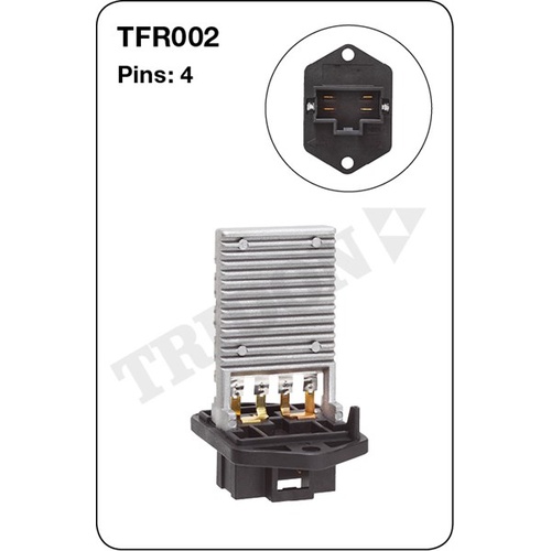 Tridon TFR002 Heater Fan Resistor for Holden Calais Commodore VT VU VX VY VZ