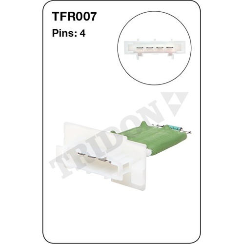 Tridon TFR007 Heater Fan Resistor 4 Pin for Audi Mini Skoda & Volkswagen Models