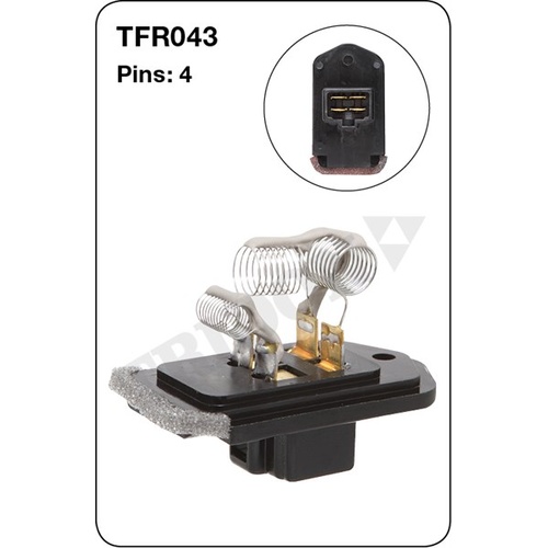 Tridon TFR043 Heater Fan Resistor 4 Pin for Toyota Landcruiser 75 78 79 Models