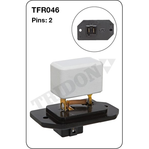Tridon TFR046 Heater Fan Resistor 2 Pin for Toyota Emina Estima Lucida Tarago