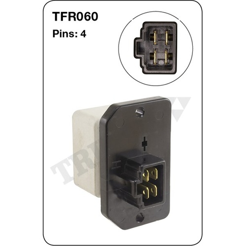 Tridon TFR060 Heater Fan Resistor 4 Pin for Mitsubishi Express Pajero Starwagon