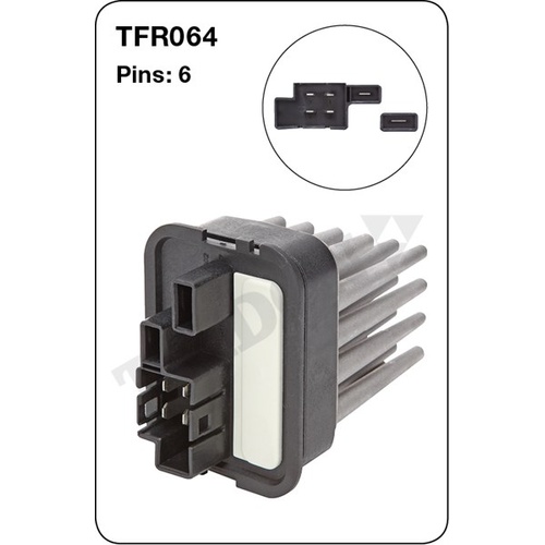 Tridon TFR064 Heater Fan Resistor 6 Pin for Holden Astra AH TS Digital A/C Models