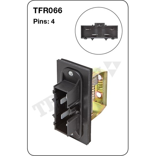 Tridon TFR066 Heater Fan Resistor 4 Pin for 