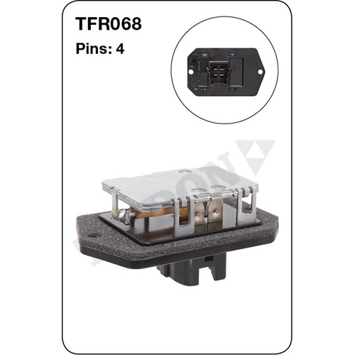 Tridon TFR068 Heater Fan Resistor 4 Pin for Toyota Models Check App Below