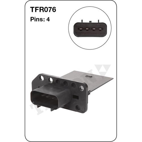 Tridon TFR076 Heater Fan Resistor 4 Pin for Nissan Navara D22 D40 & Pathfinder