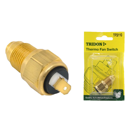 Tridon Thermo Fan Switch TFS110 Fan On @ 85 °C - Off @ 80 °C 3/8 BSP Brass