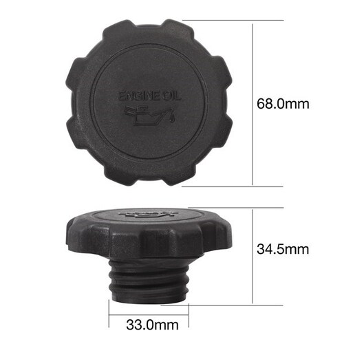 Tridon TOC510 Plastic Screw Coarse Thread Oil Cap M33 Check App Below