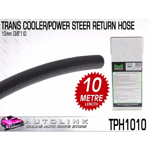 MACKAY TRANSMISSION COOLER / POWER STEER RETURN 10mm (3/8") ID - 10 METRE ROLL