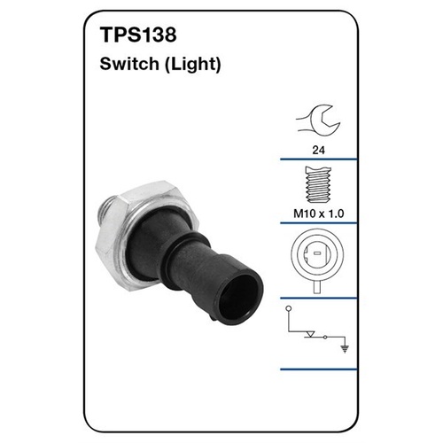 Tridon TPS138 Oil Pressure Switch For Holden Colorado Models Check App Below