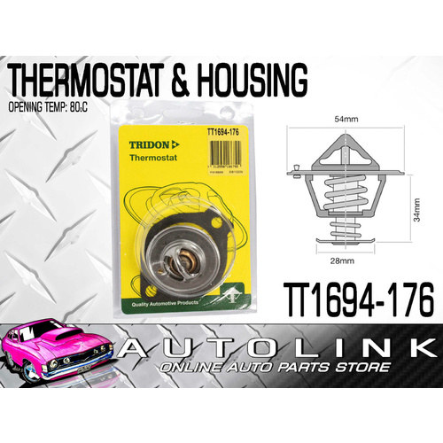 Tridon TT1694-176 Thermostat for Holden Captiva CG 2.0L Z20S1 T-Diesel 07-11