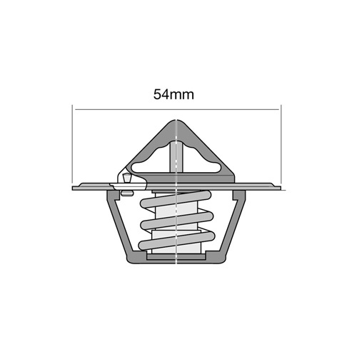 Tridon TT2000-170 High Flow Low Temp Thermostat 77c for Ford XK-XY 6Cyl