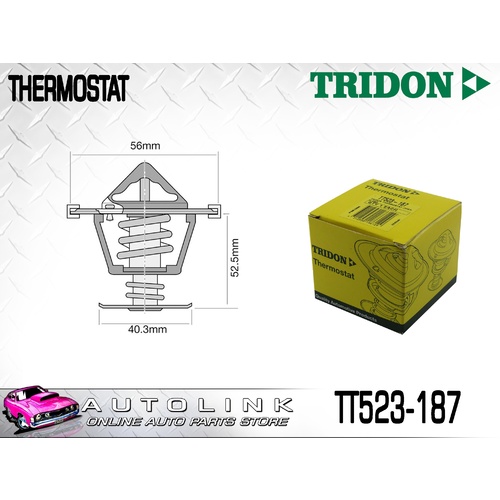 TRIDON THERMOSTAT FOR HOLDEN CALAIS VE 6.0L V8 2009 - 2013 TT523-187