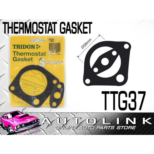 THERMOSTAT GASKET UNIVERSAL FITMENT 58mm ID 3 BOLT HOLE WITH SMALL INLET GASKET
