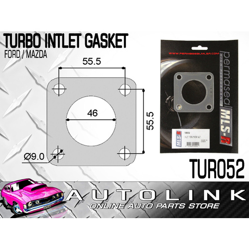Turbo Inlet Gasket for Ford Laser KB E5T Mazda Engine 01/1985-12/1985