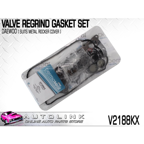 VRS GASKET SET FOR DAEWOO NIBIRA 1.6L 4CYL 1998-2000 METAL ROCKER COVER V2188KX