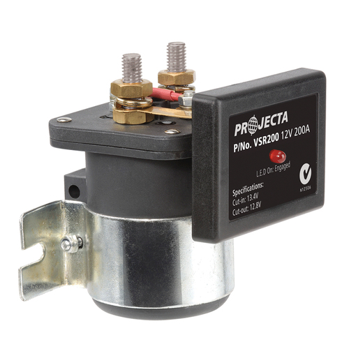 Projecta VSR200 Dual Battery Voltage Sensitive Relay 12V 200A - Led Indicator