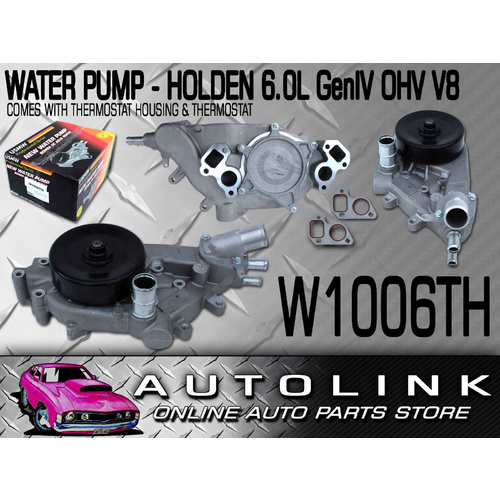 WATER PUMP FOR HOLDEN V8 6.0L LS2 L77 GEN IV 4 CHEV ENGINE CALAIS COMMODORE 
