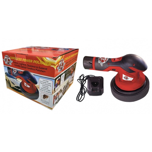 Wax Attack WAC33010 Lithium Cordless Power Polisher Inc Battery & Charger