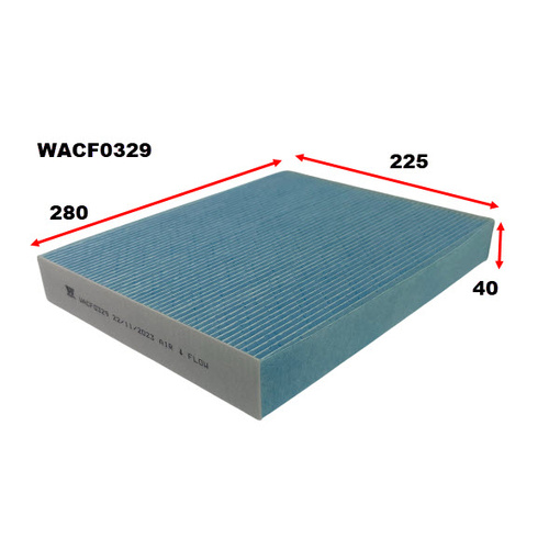 Wesfil WACF0329 Cabin Filter Same as Ryco RCA460M for Ford & Volkswagen Models