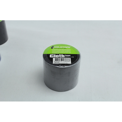 Cloth / Race Tape 48mm x 4.5 Metres Roll Silver 100 Mile / Gaffer Tape WB7050