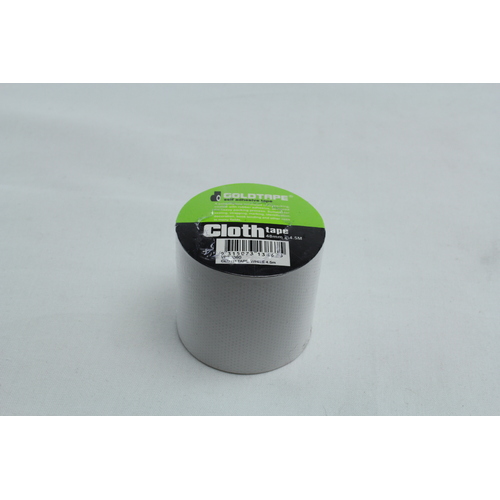 WHITE CLOTH / RACE TAPE 48mm x 4.5 METRES ROLL 100 MPH / GAFFER TAPE WB7060