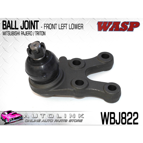 BALL JOINT FRONT LOWER LEFT FOR MITSUBISHI TRITON MK 4CYL, V6 4WD 10/1996-2006 