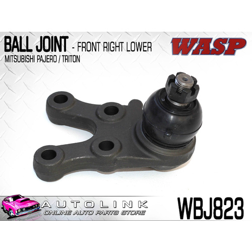 BALL JOINT FRONT LOWER RIGHT FOR MITSUBISHI TRITON MK 4CYL, V6 4WD 10/1996-2006