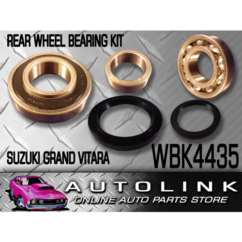 REAR WHEEL BEARING KIT FOR SUZUKI GRAND VITARA 4WD V6 2.5L H25A 1998 - 2005 x1