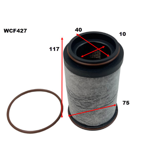 Wesfil WCF427 Catch Can Crankcase Ventilation Filter Same as Ryco RCC160F