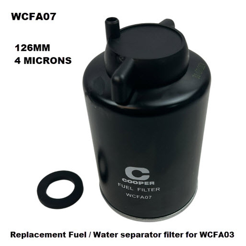 Wesfil WCFA07 Diesel Fuel Water Separator Short Filter for WCFA03 Ryco Z981S
