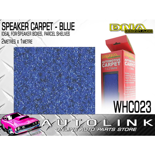 Blue Carpet Roll 2m x 1m 320GSM Thick for Parcel Shelve Speaker Box WHC023