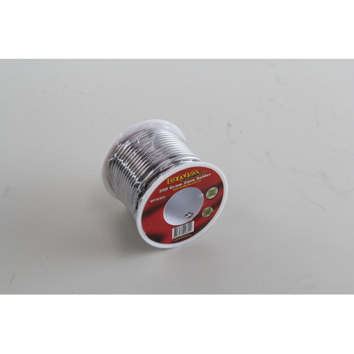 DNA WHS302 Solder Wire 250g Roll 2mm - Ideal For Speaker & Wiring Connections