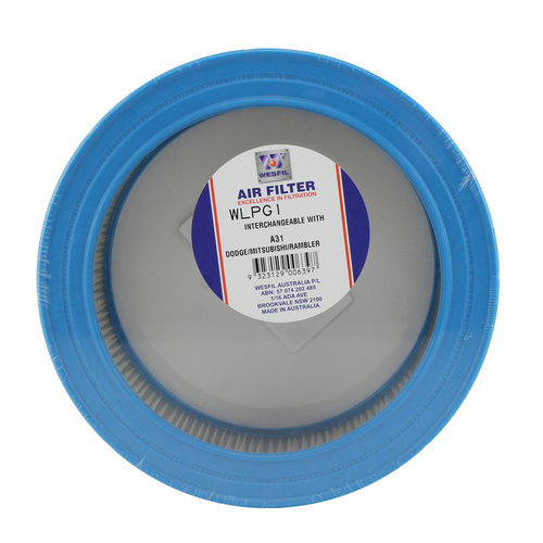 Wesfil Air Filter WLPG1 Same as Ryco A31 for LPG Snorkel Type Gas Systems