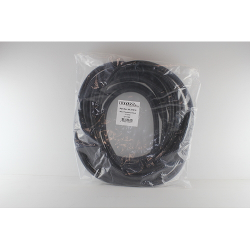 DNA WLT1610 Split 16mm Corrugated Flexible Black Wire Loom Tubing 10 Metre Roll