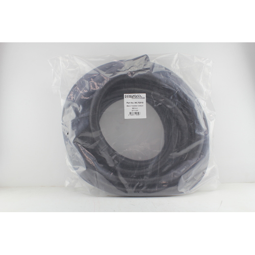 DNA WLT2510 Split 28mm Corrugated Flexible Black Wire Loom Tubing 10 Metre Roll