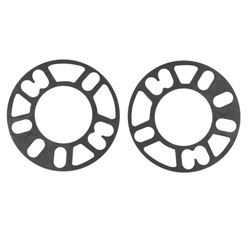 Alloy Wheel Spacers Universal for 4 & 5 Stud Pair 3mm Car Trailer Trailers Hubs