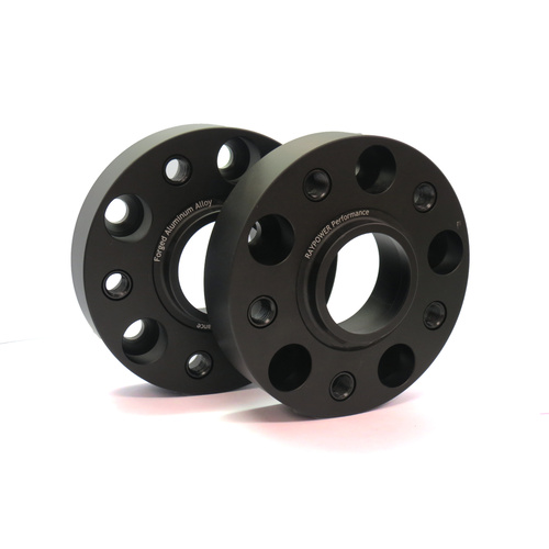 NICE WS355130716-2 FORGED ALLOY 5 STUD WHEEL SPACERS 35mm THICK x 130mm PCD PAIR