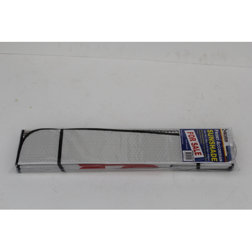 AUTOKING WS40LSALE FRONT WINDSCREEN SUN SHADE WITH FOR SALE 147cm x 70cm 