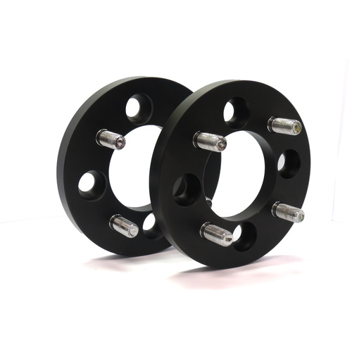 NICE WSS1541003-2 FORGED ALLOY 4 STUD WHEEL SPACERS 15mm THICK x 100mm PCD PAIR