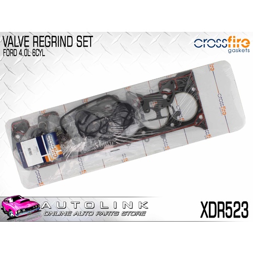 Crossfire Valve Regrind Set for Ford LTD DCII DF DL 4.0L 6Cyl 4/1994-On XDR523