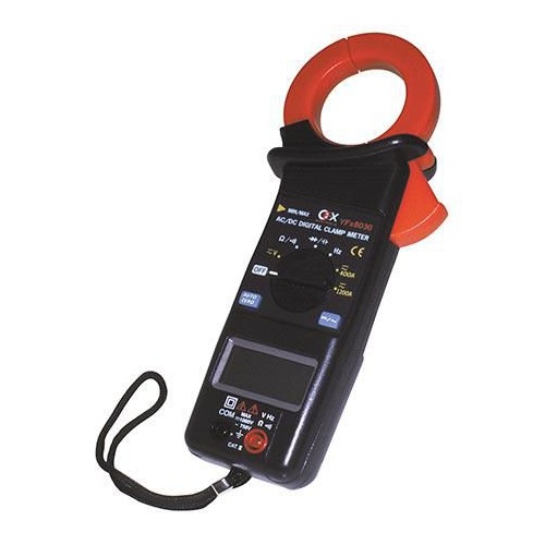 OEX YFX8030 Digital Clamp Meter AC Volts 0-750V DC Volts 0-1000V DC Current 120A