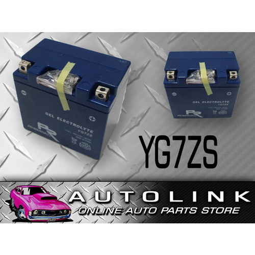 BATTERY YG7ZS GEL SEALED MAINTENANCE FREE MOTORBIKE ATV 114L X 71W X 106H MM 12V